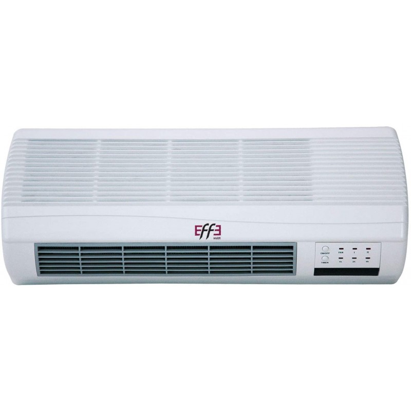 Termoventilatore da Muro Bianco Potenza Max. 2000W 220/240V 450x110x185mm