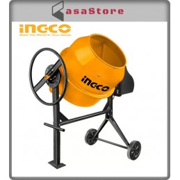 INGCO Betoniera elettrica Impastatrice Miscelatore Cemento 180L - 800W