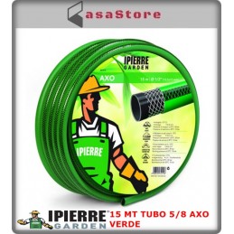 IPIERRE TUBO DA IRRIGAZIONE GIARDINO 261515: 15 MT TUBO Ø 5/8 VERDE